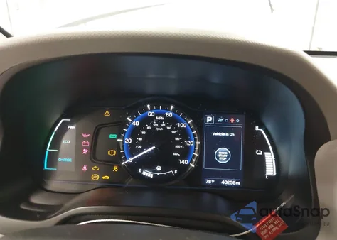 2017 Hyundai Ioniq Hybrid Blue from USA, damaged, VIN KMHC65LC4HU030780